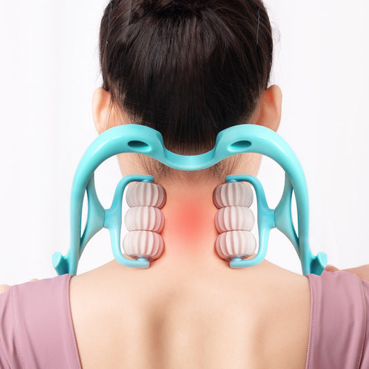 Multifunctional Manual - Six-wheel Neck Massager